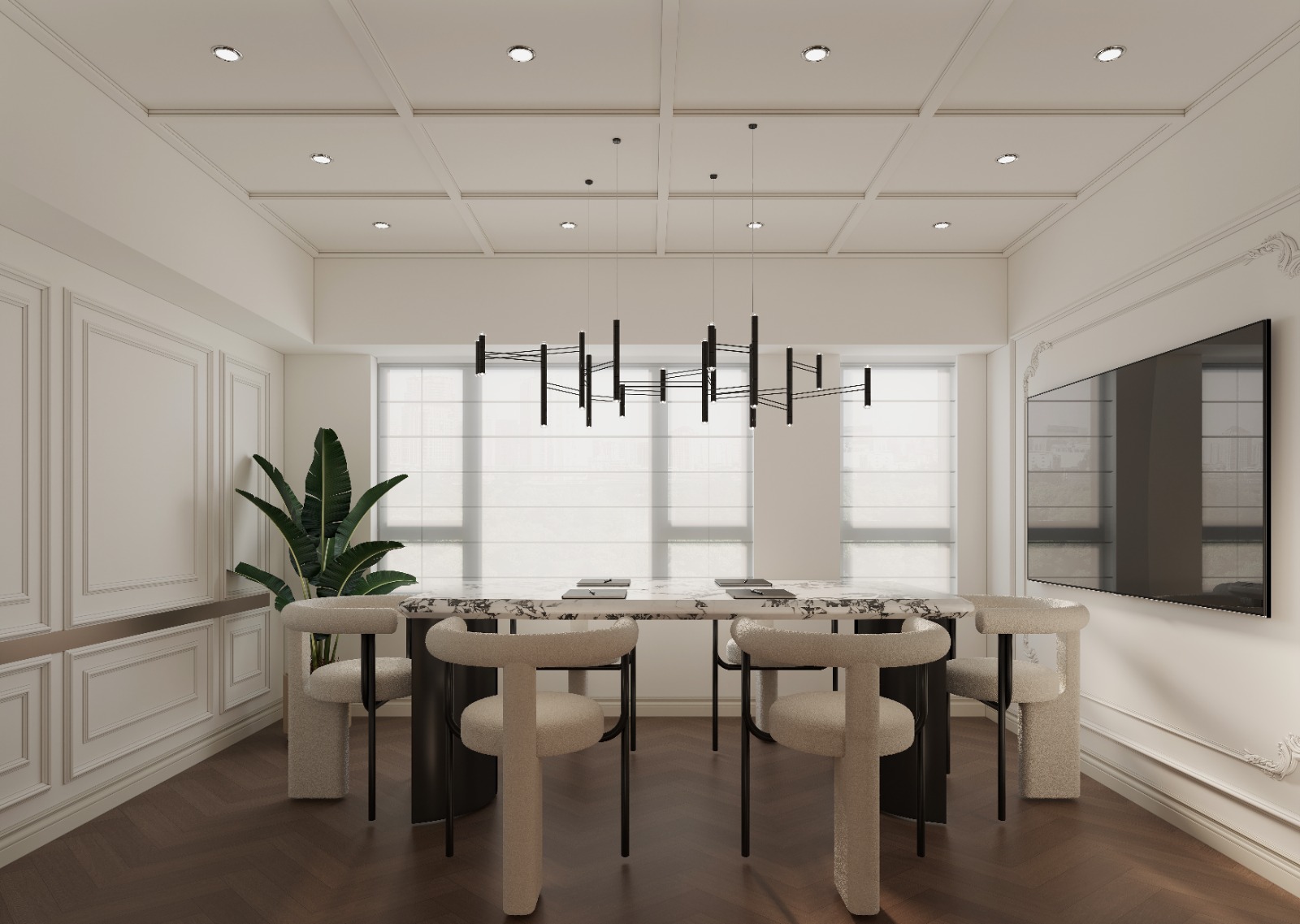 Meeting area at the ED Design Wanchai flagship showroom