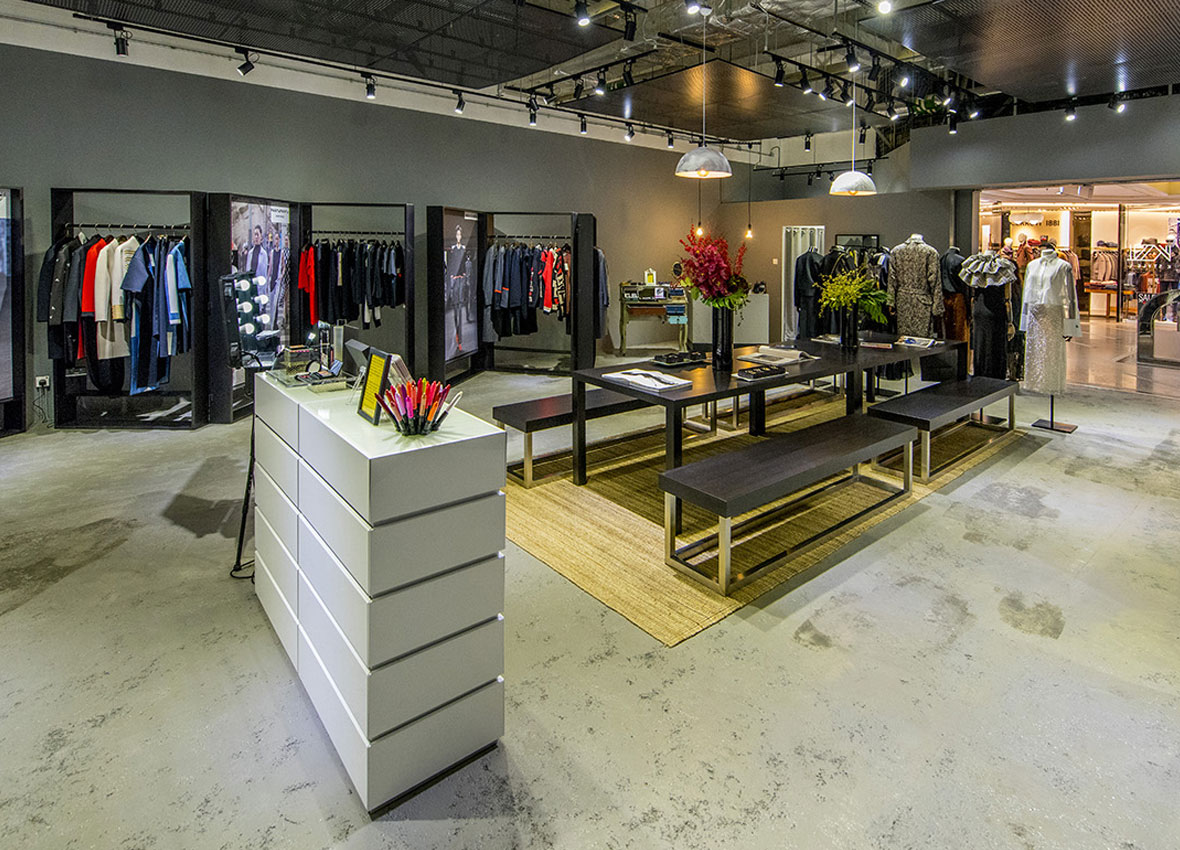 K Style Lab Korean fashion store | clothing rails and mannequin displays