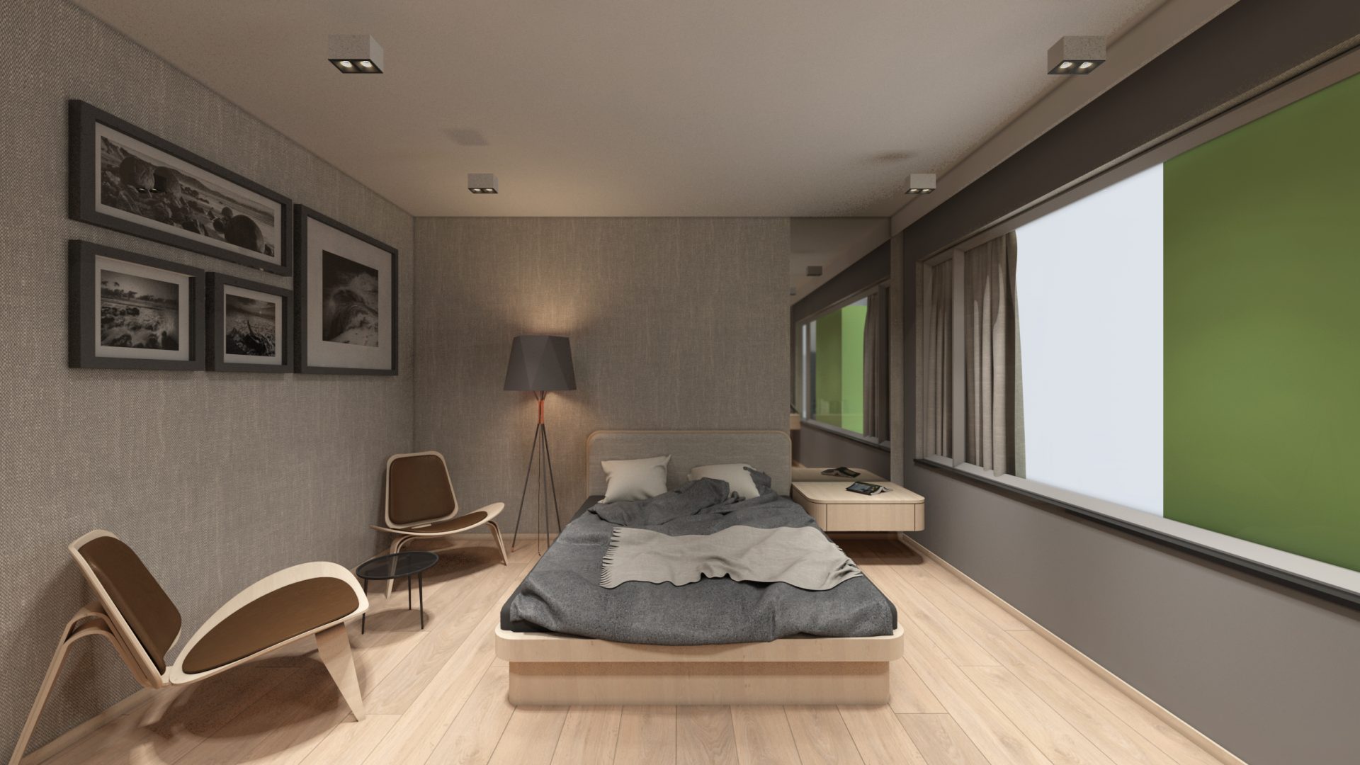 Secondary lounge or leisure area
