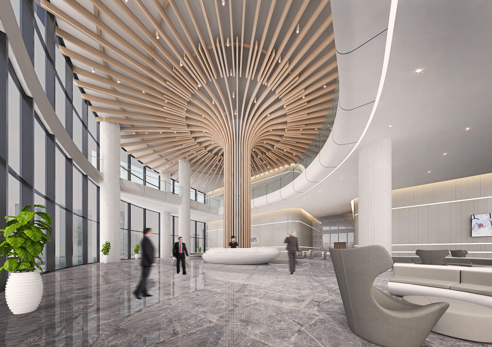 Next case: Headquarters Lobby