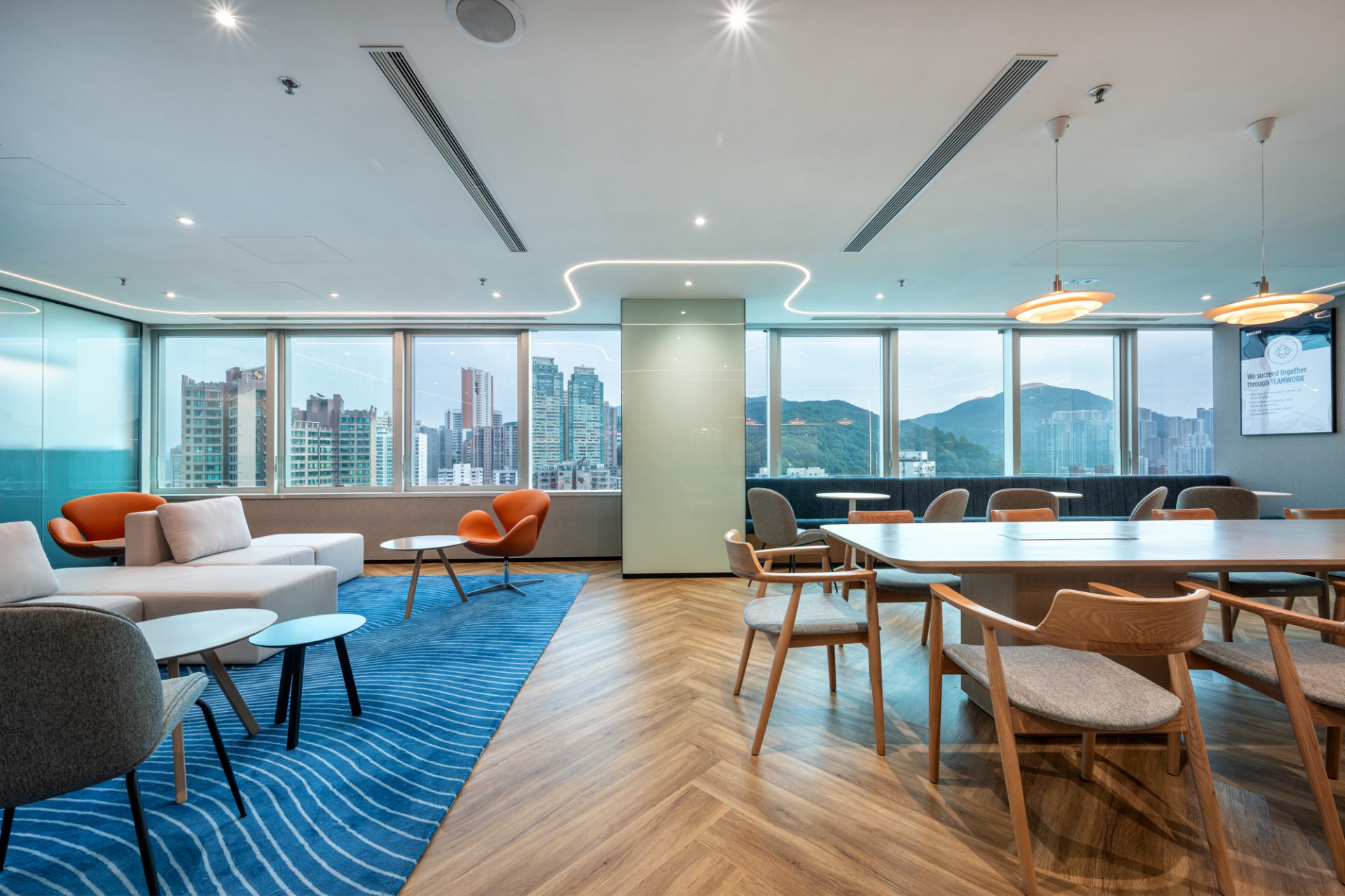 Belden Hong Kong Headquarters | Open-plan office area and workstations