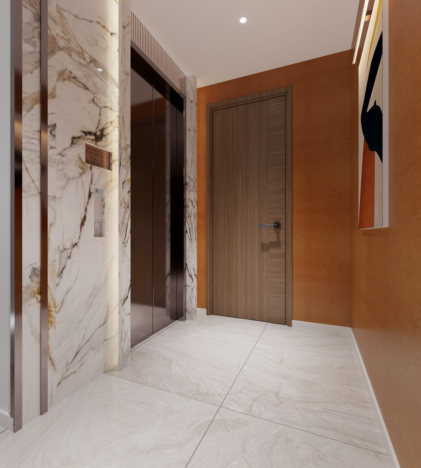 Shan Shui Ying | Freestanding bathtub and double washbasins in the bathroom