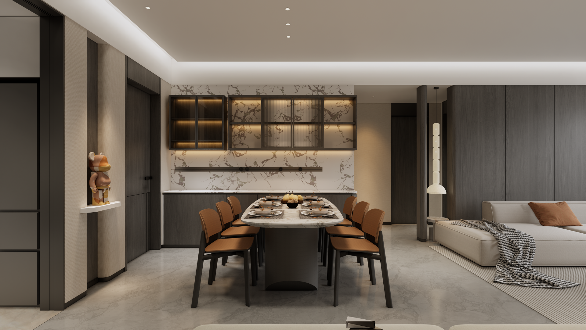 ． — Official completion photographs