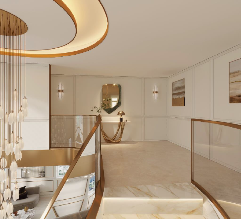 New York Detached House | Bedroom, showcasing the comfort of the private area